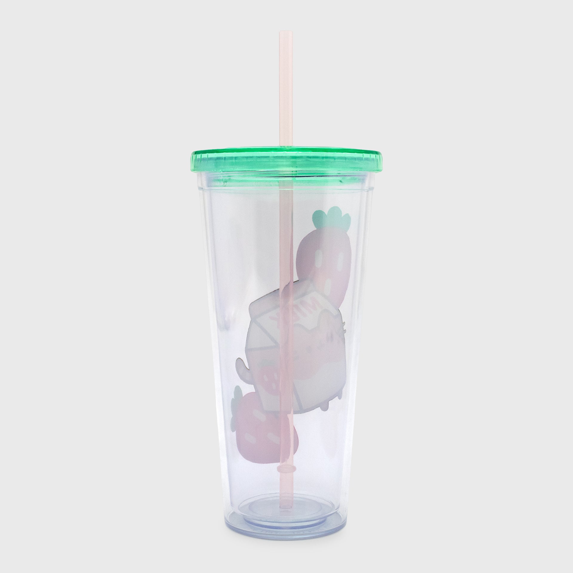 pusheen tumbler back