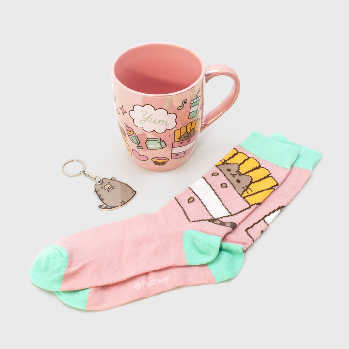 pusheen food and sock bundle full reveal