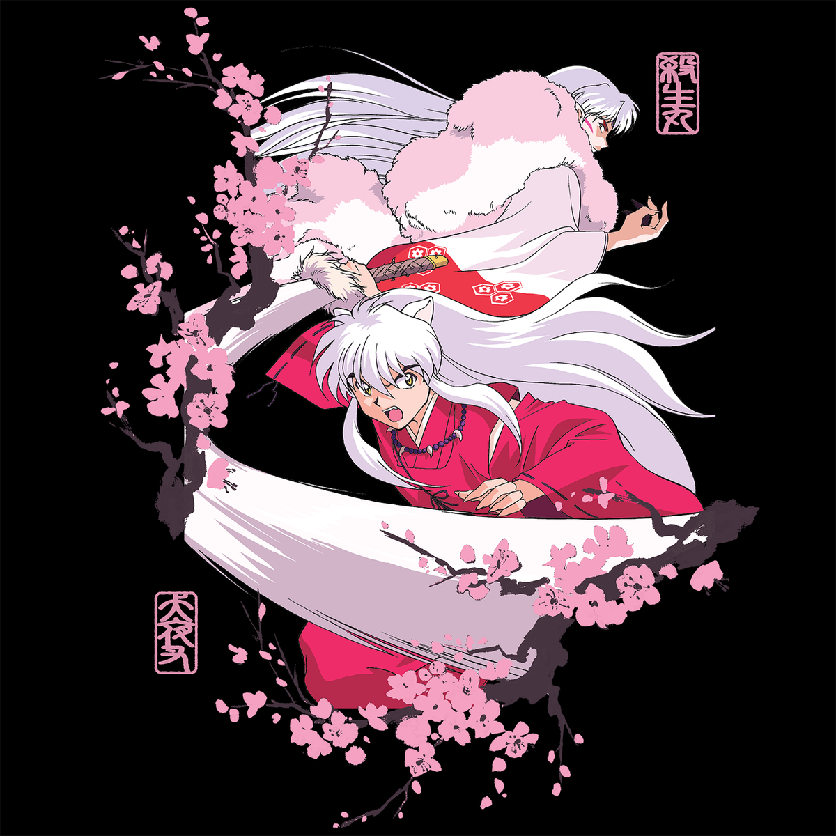 Inuyasha Cherry Blossom Tee Culturefly