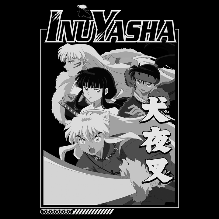 t-shirt tee shirt short sleeve inuyasha black culturefly
