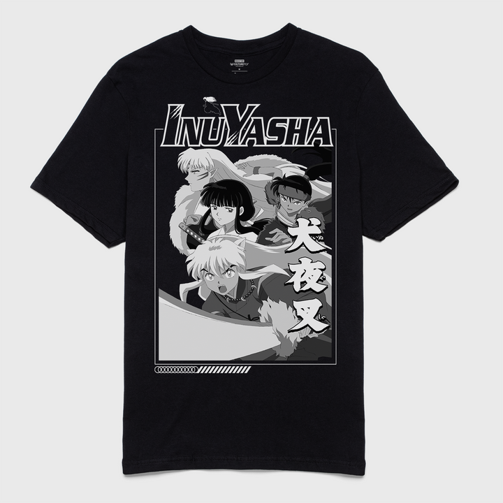 t-shirt tee shirt short sleeve inuyasha black culturefly