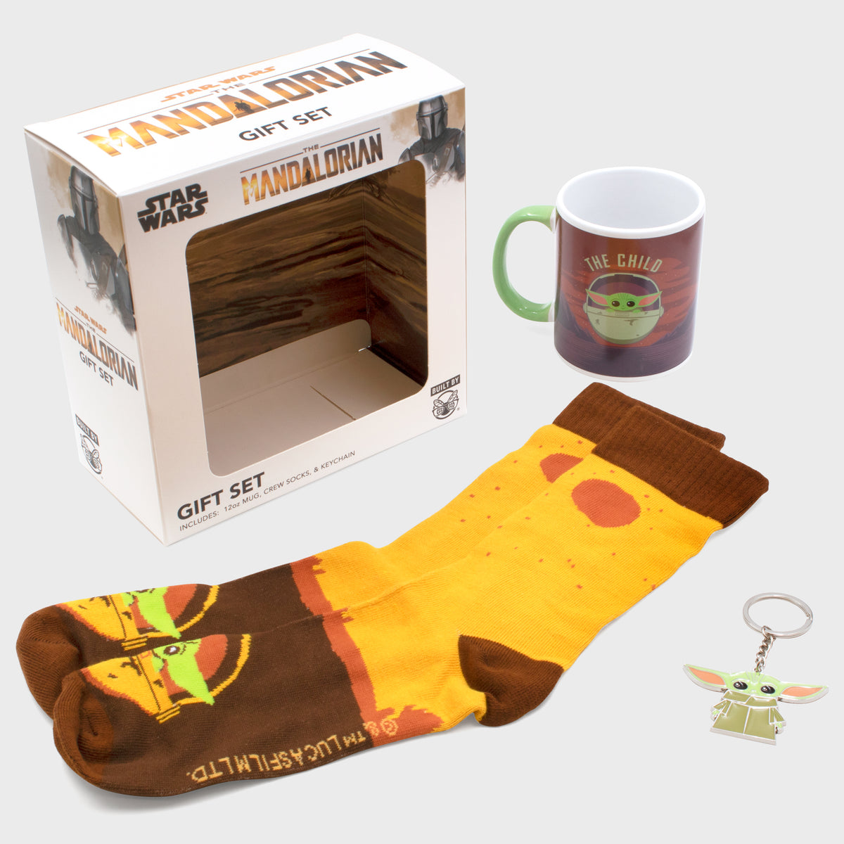 Star Wars Mandalorian Grogu Winter Oven Mitt and Pot Holder 2 PC Gift Set