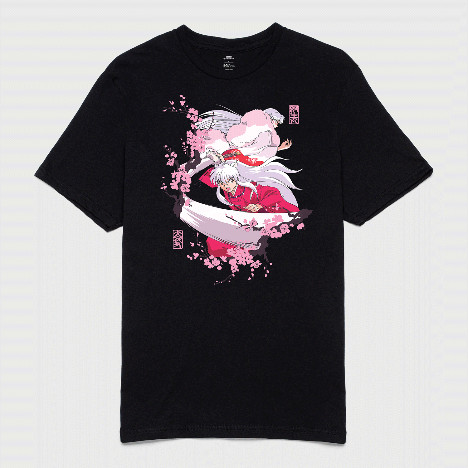 t-shirt tee shirt short sleeve inuyasha black culturefly