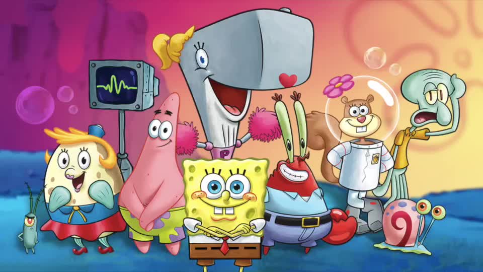 spongebob along with other characters 
