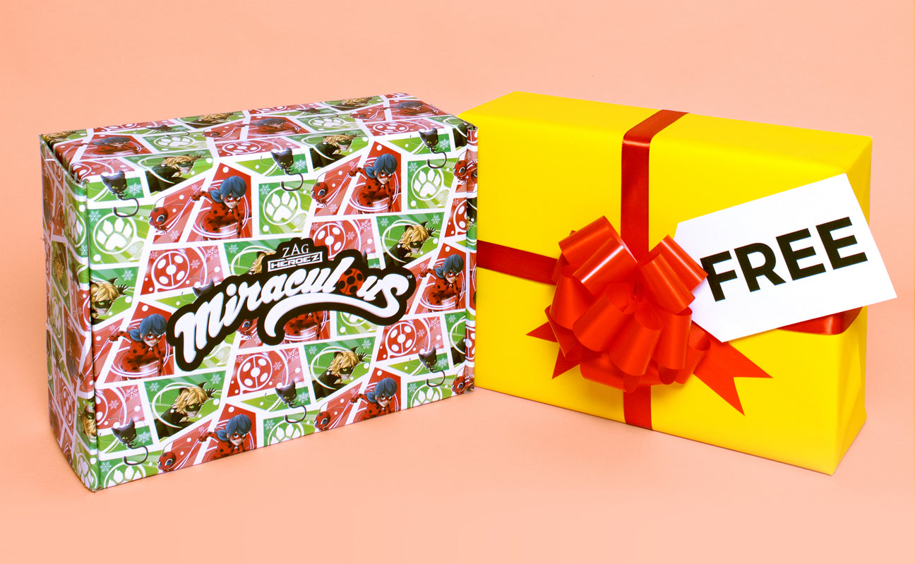   Banner  miraculous box with a free yellow box 