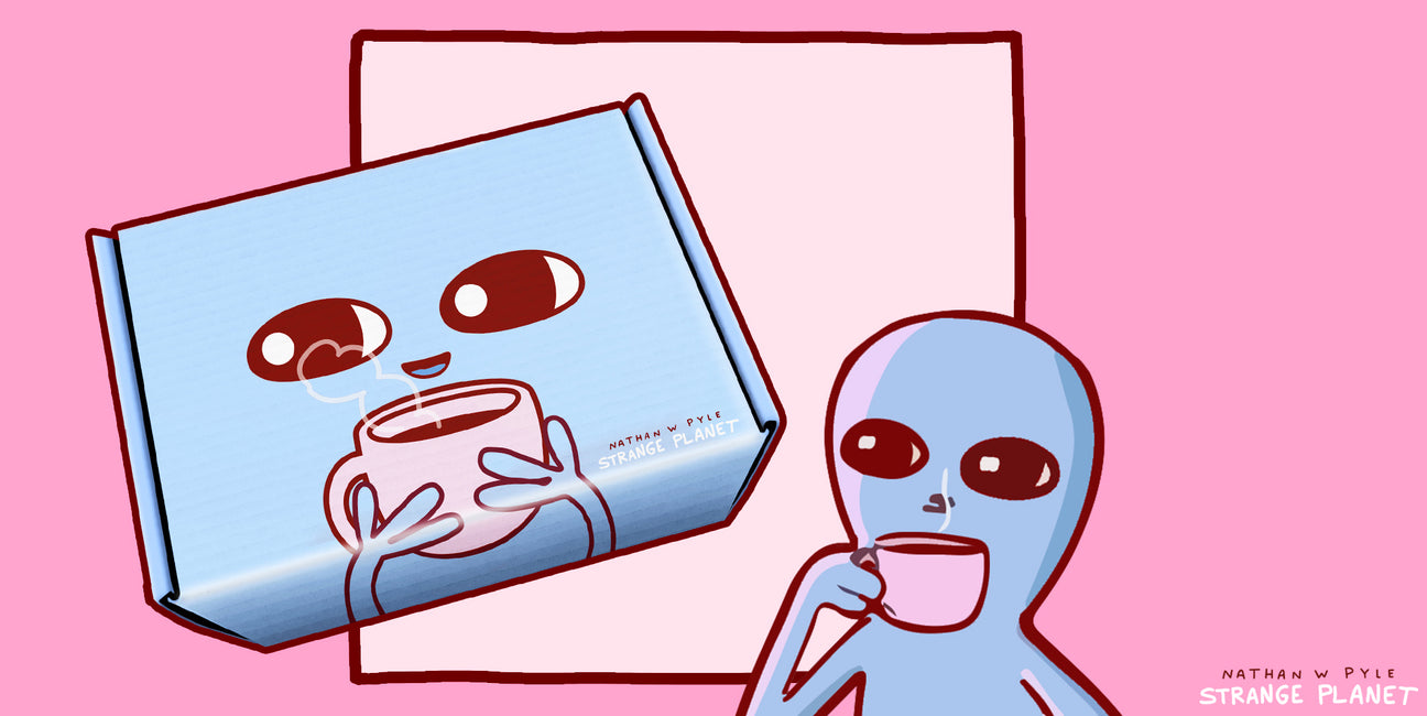 culturefly Strange Planet Box with pink background