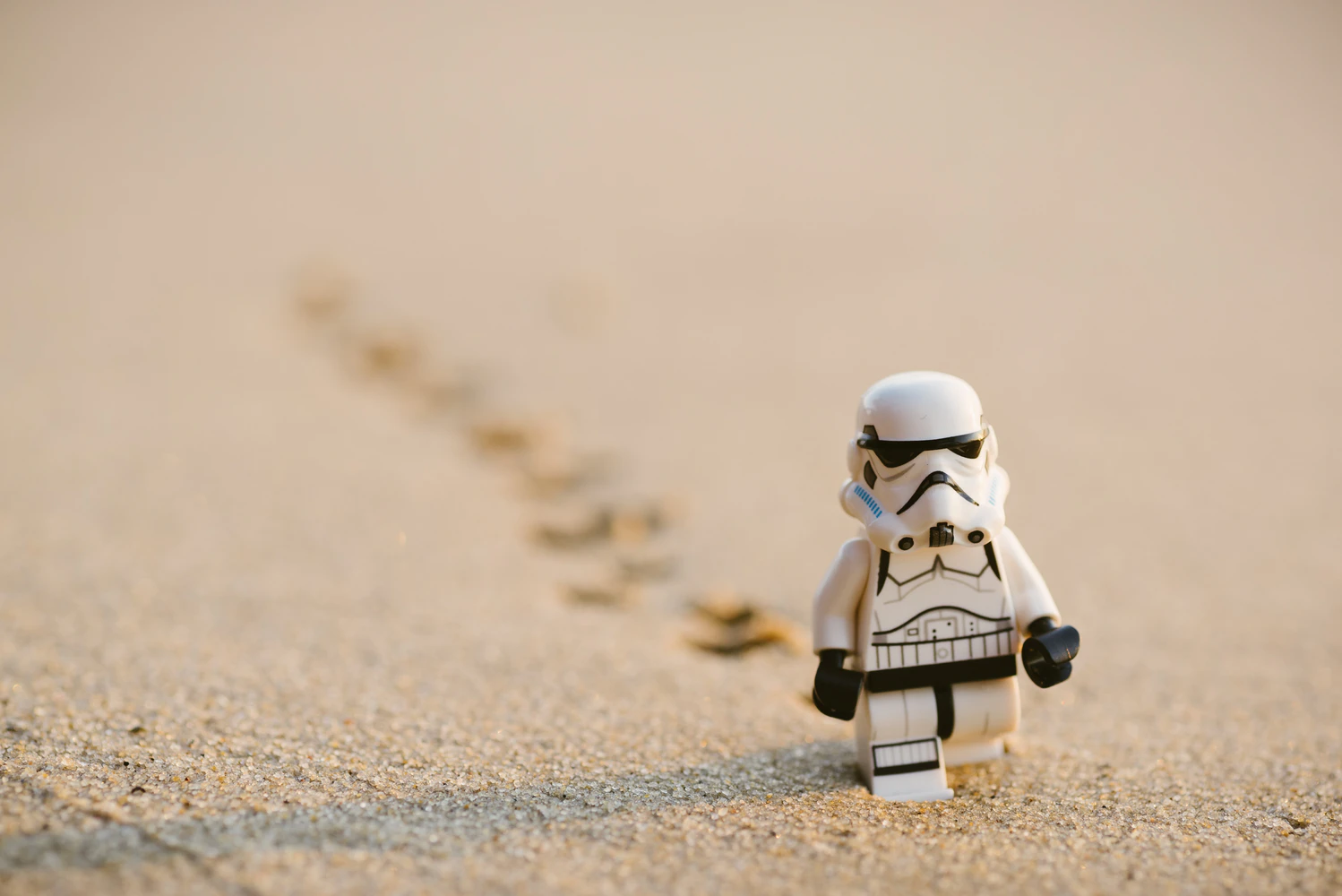 Banner of Star War Soldier Vinyl walking on sand