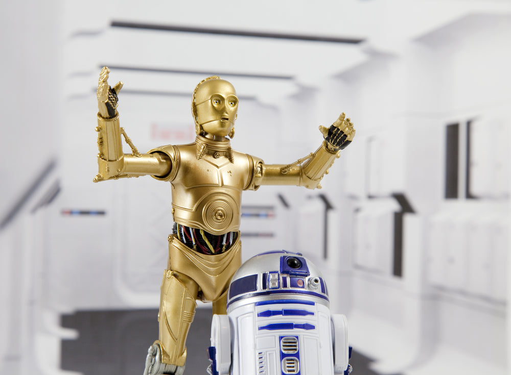 c3po and BB-8 poster