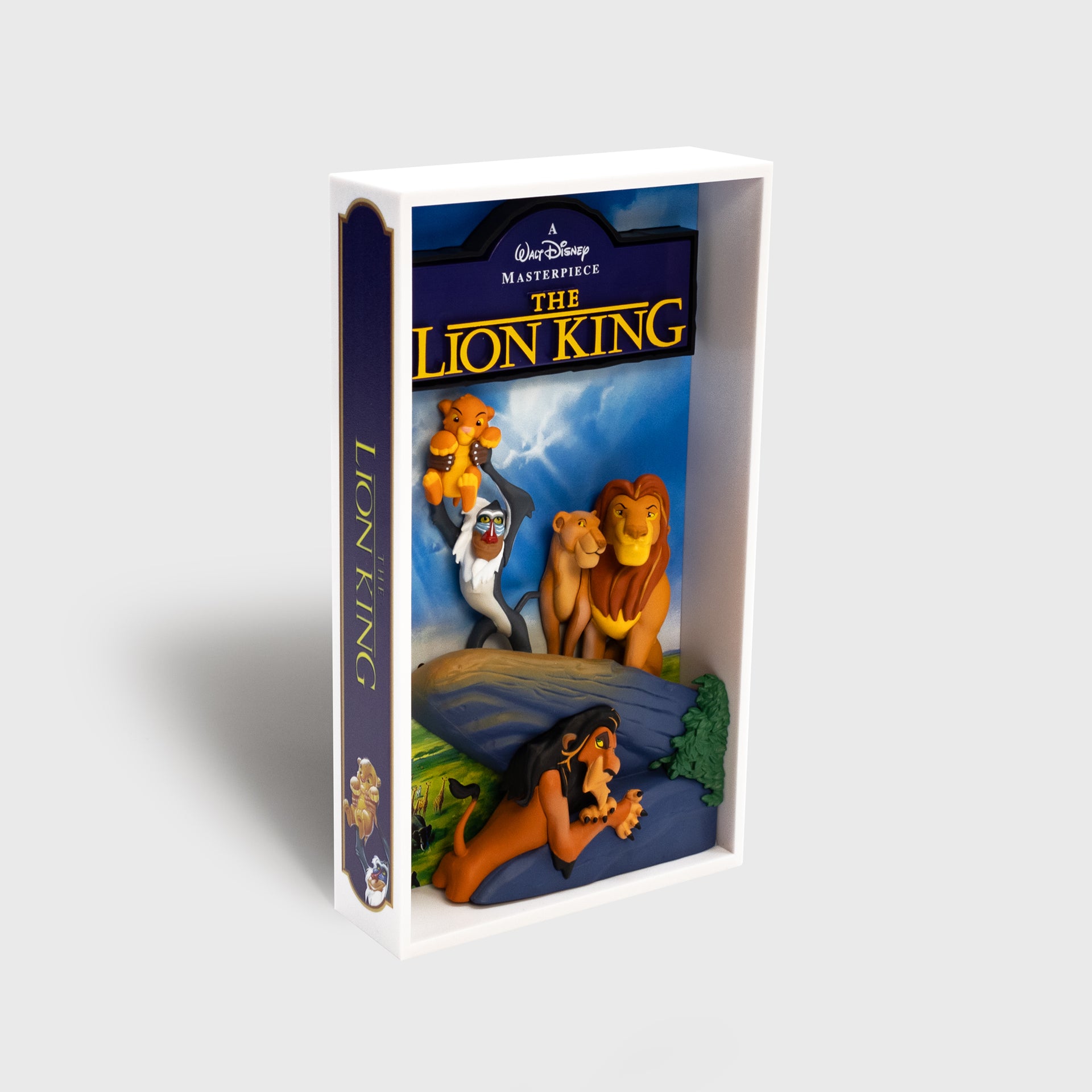 the lion king 3deep. image: monkey holding baby lion cub with two adult lions next to them. other adult lion below. text: a walt disney masterpiece the lion king