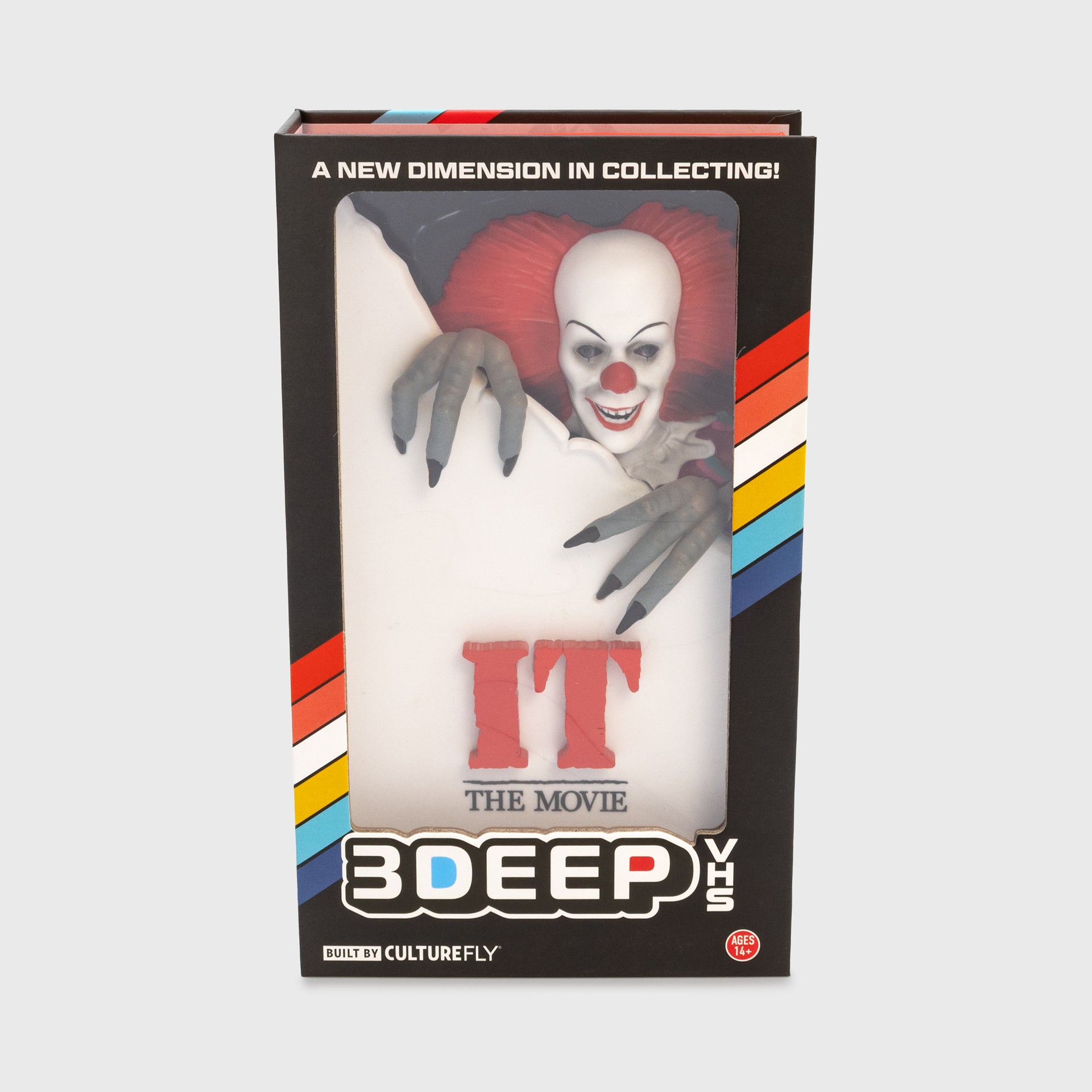 3deep it packaging. text: a new dimension in collecting! 3deep vhs built by culturefly