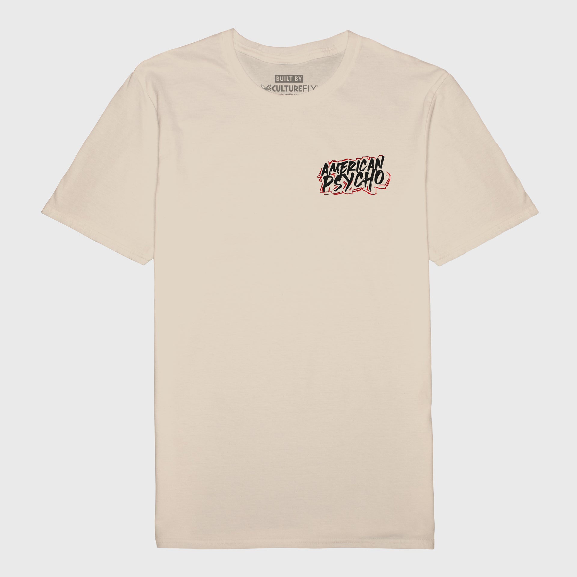 american psycho batemane pocket tee front