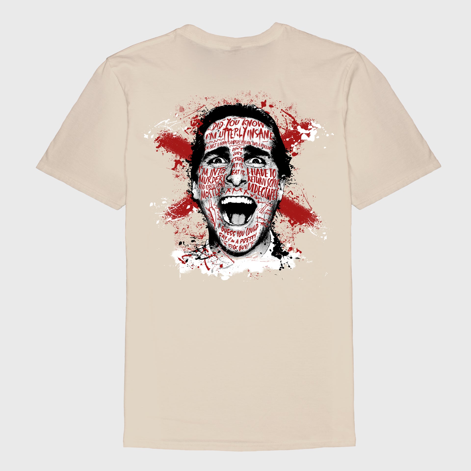 american psycho batemane pocket tee back