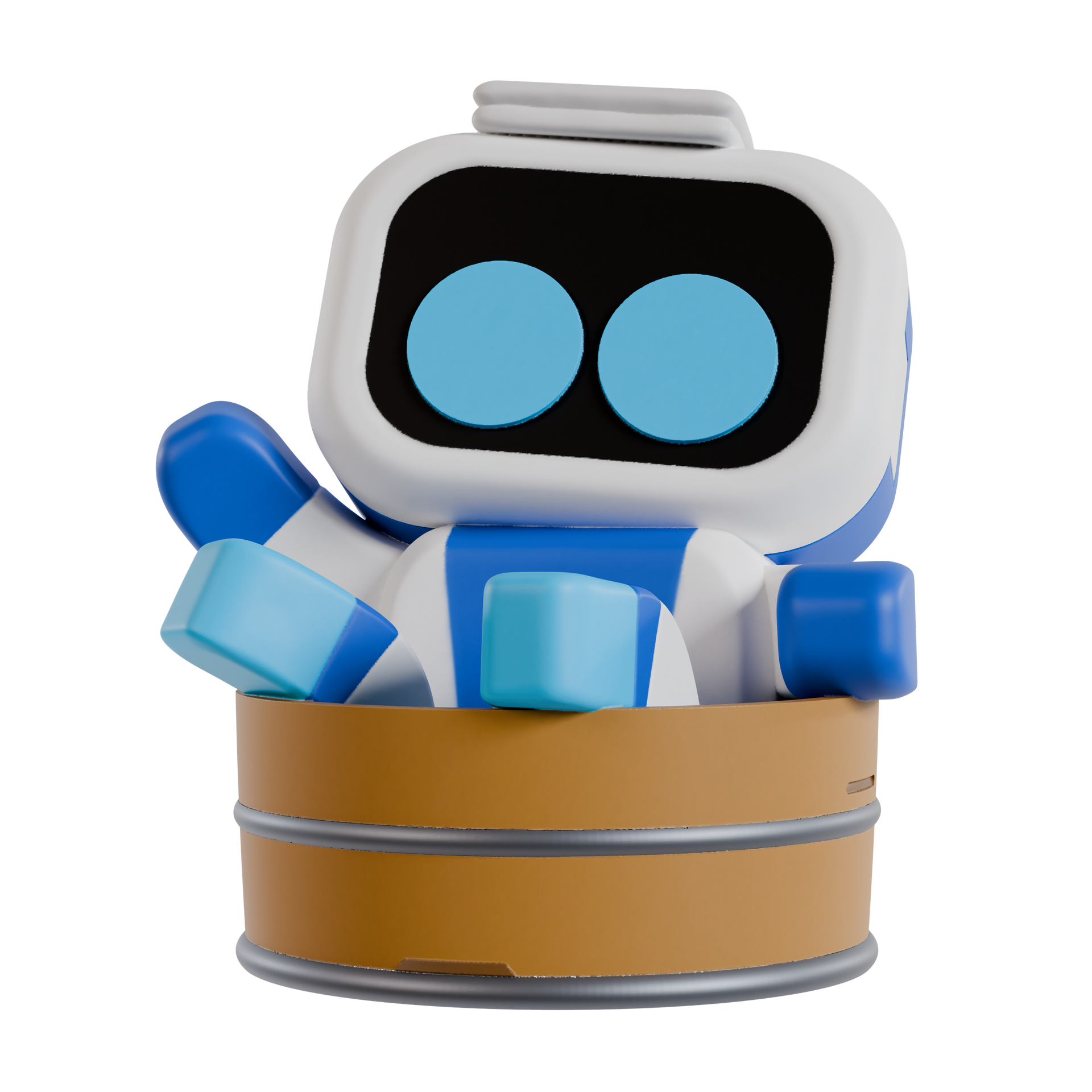 astro bot as sponge