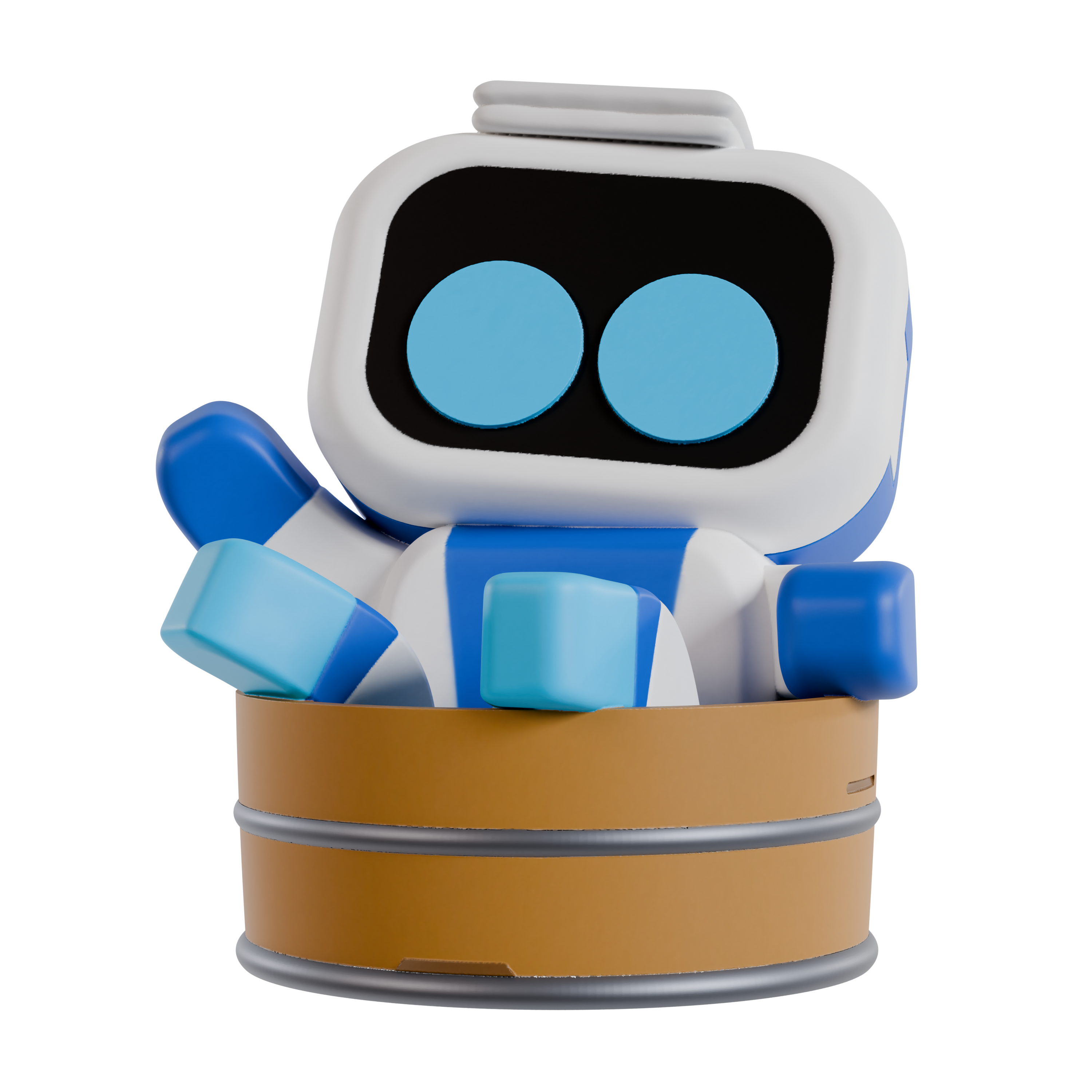 astro bot as sponge