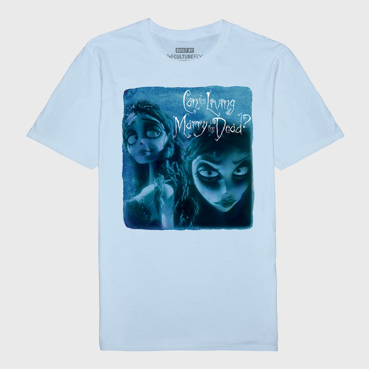 tim burton's corpse bride light blue emily tshirt