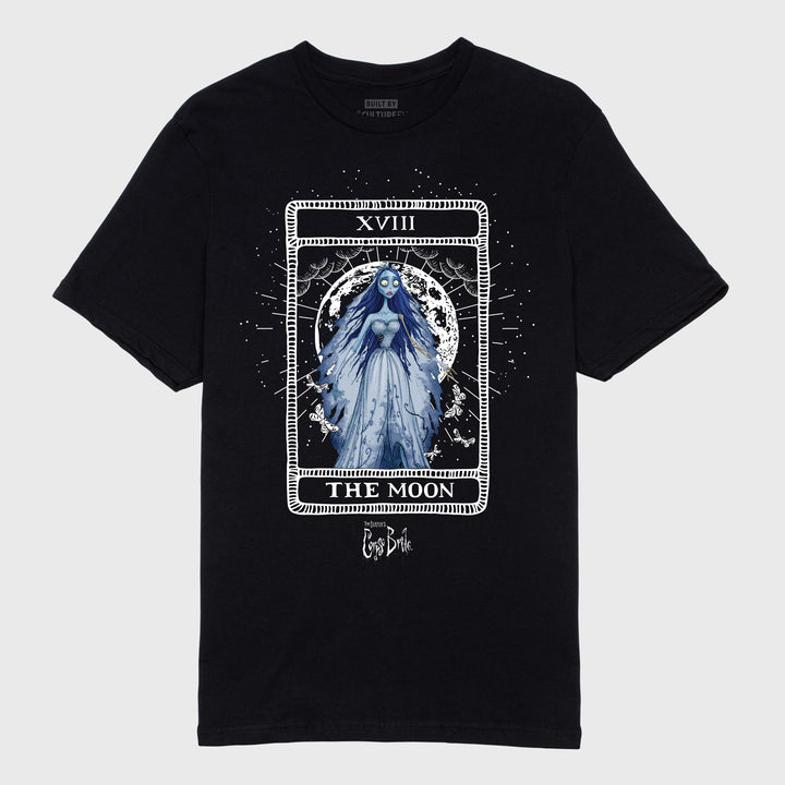 corpse bride black tarot card tshirt front