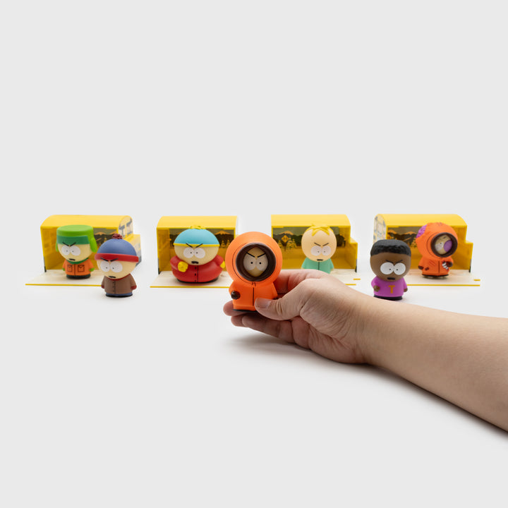 south park smols full set. kenny being held for scale.