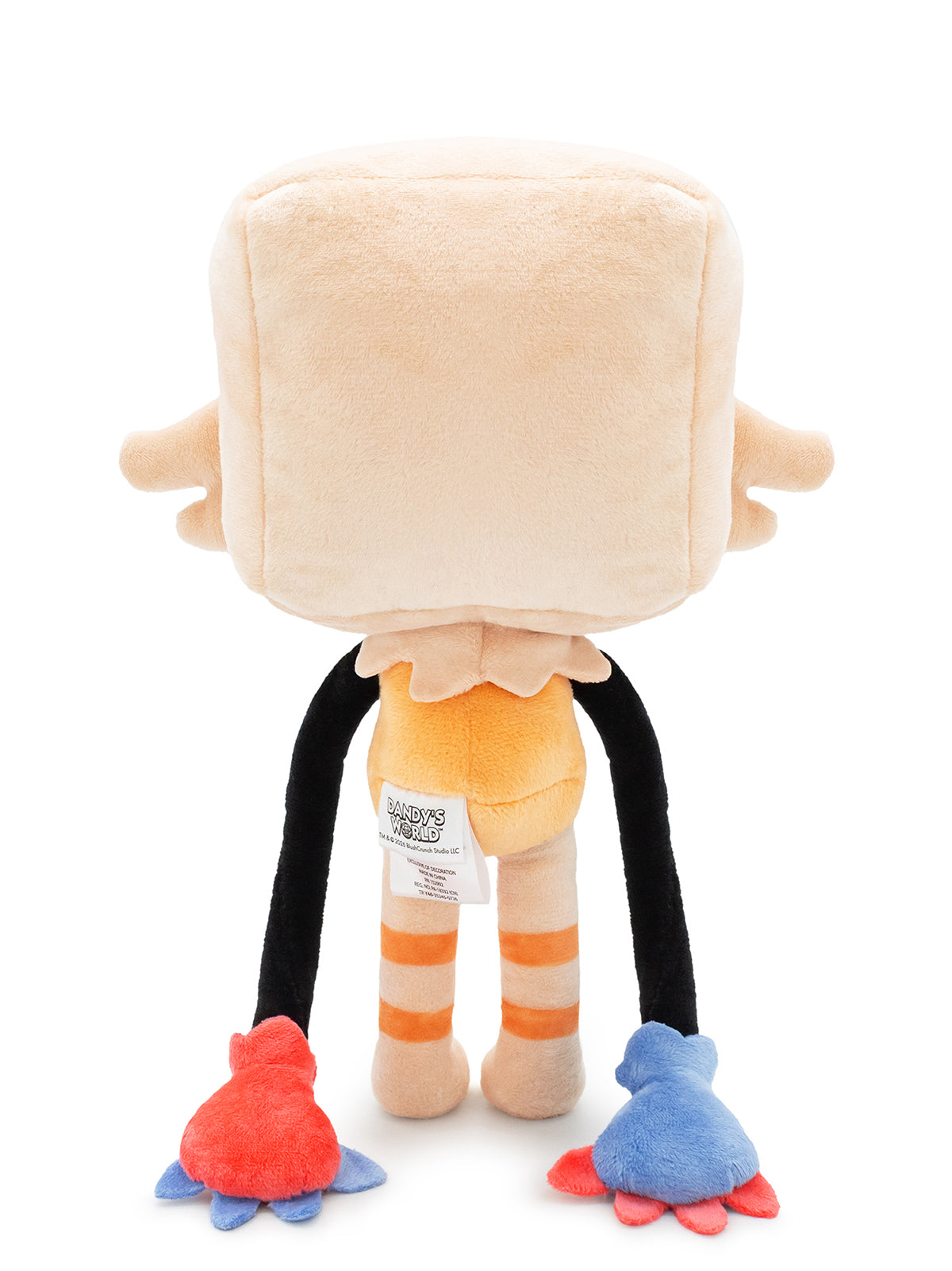 Goob plush standing facing back