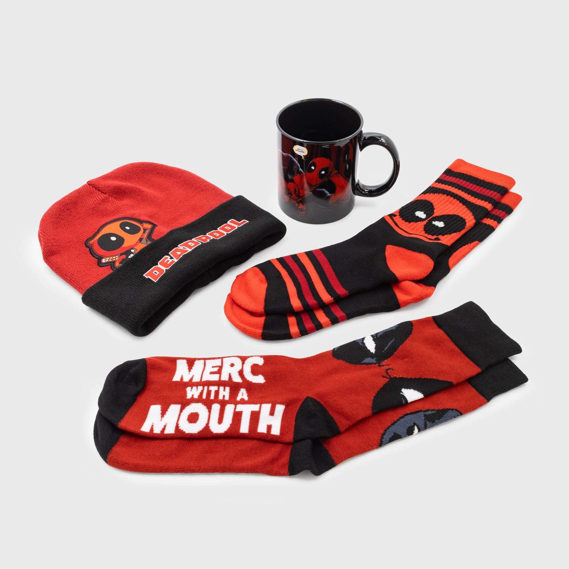 deadpool mug and socks bundle full reveal