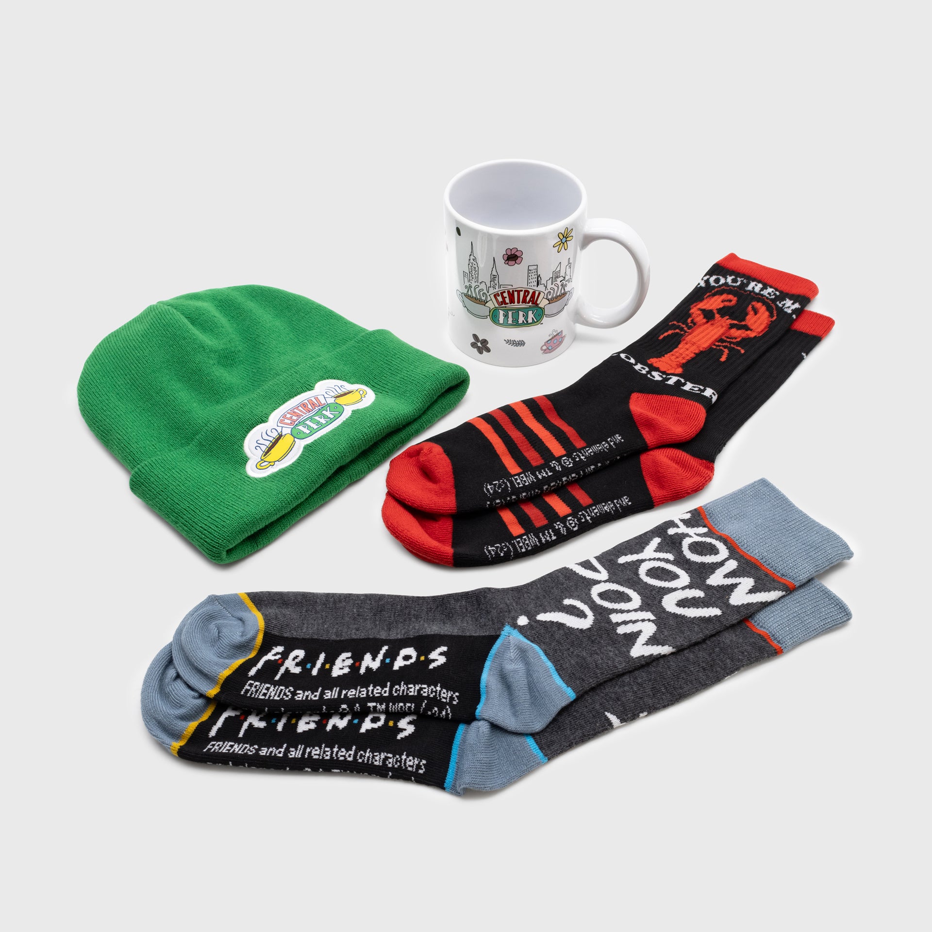 friends mug and sock gift set full reveal