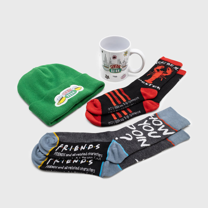 friends mug and sock gift set full reveal