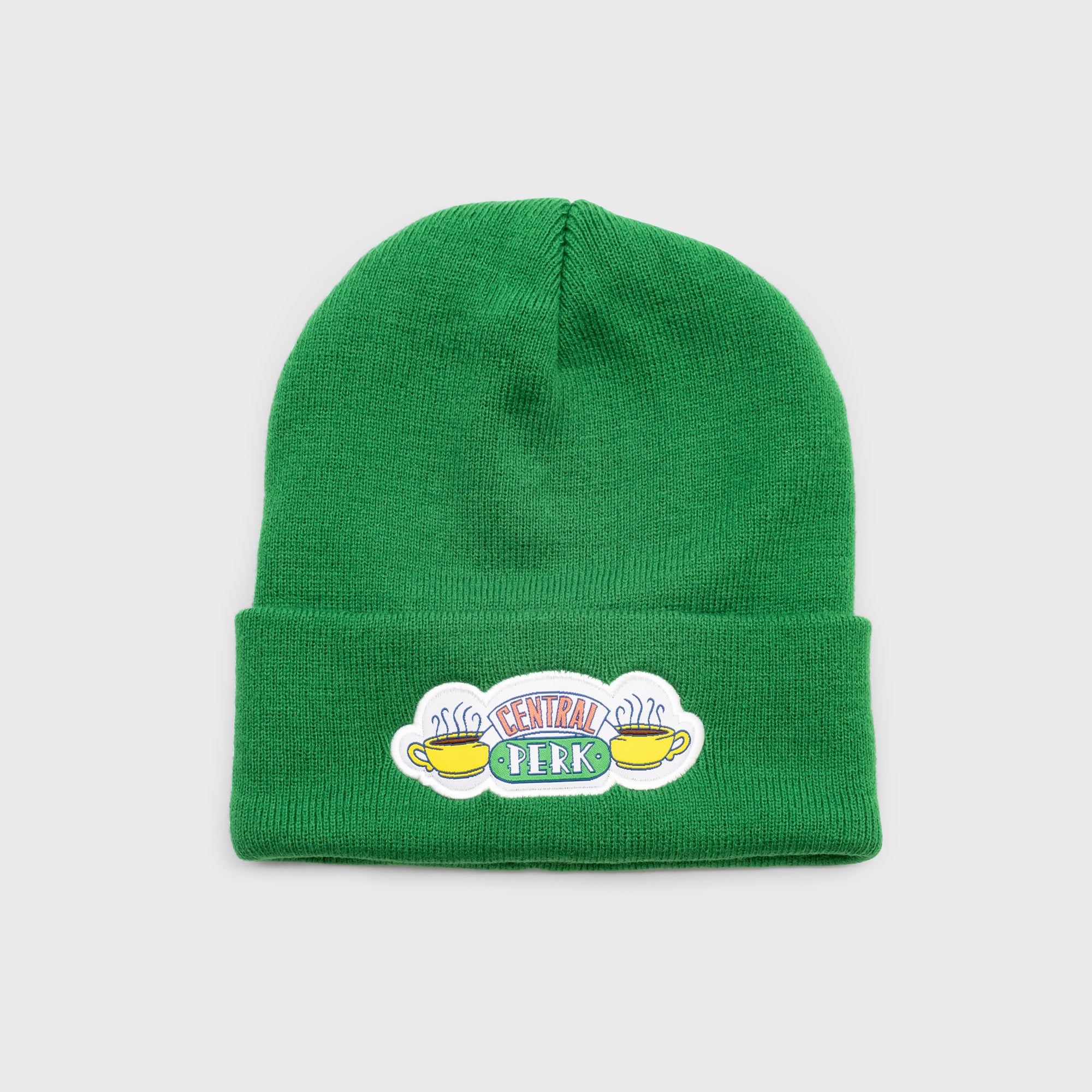 beanie. central perk logo.