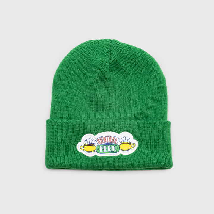 beanie. central perk logo.