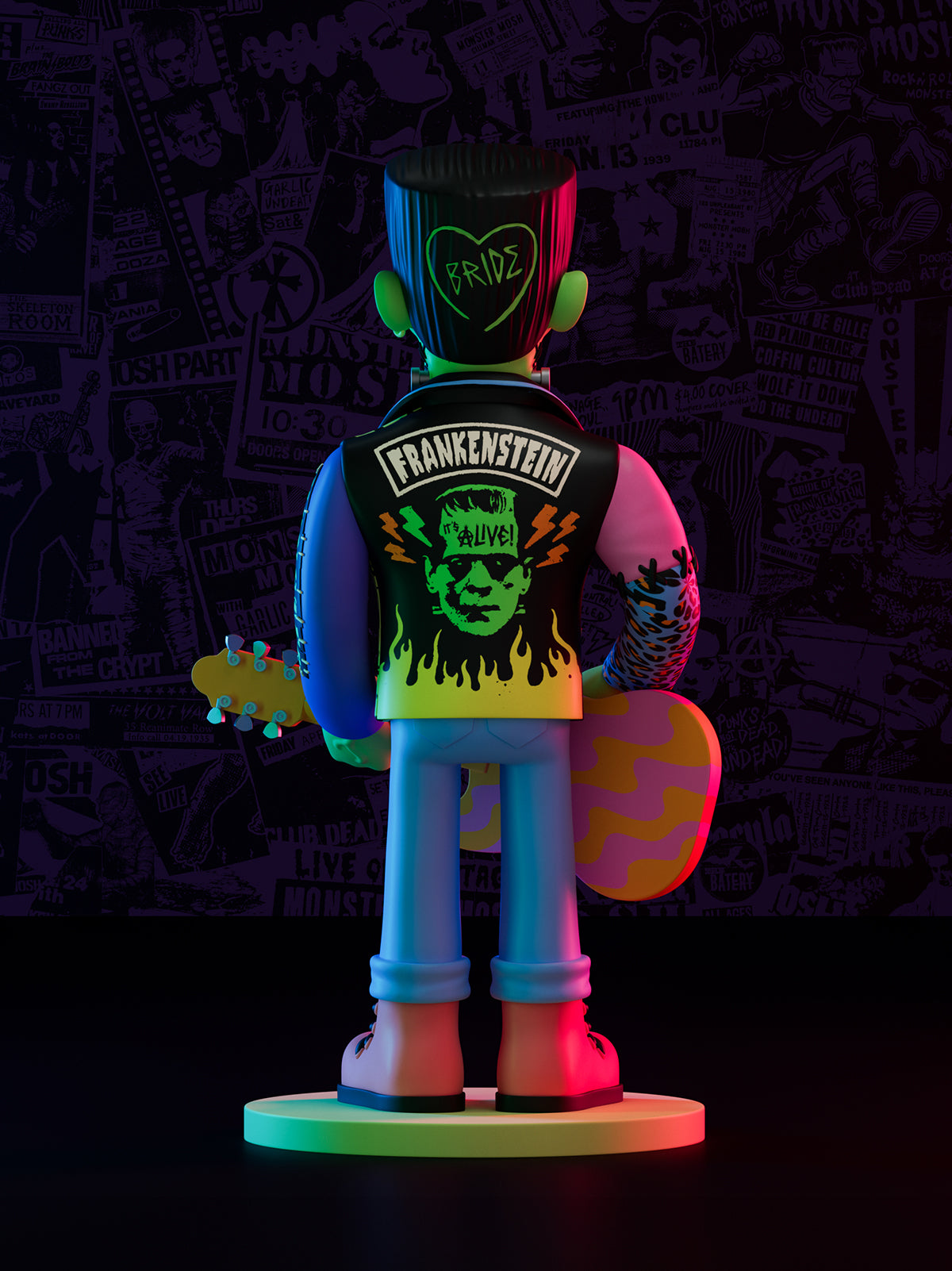 Monster Mosh - Universal Monsters X Lineham 4 Figure Set (Pre-Order)