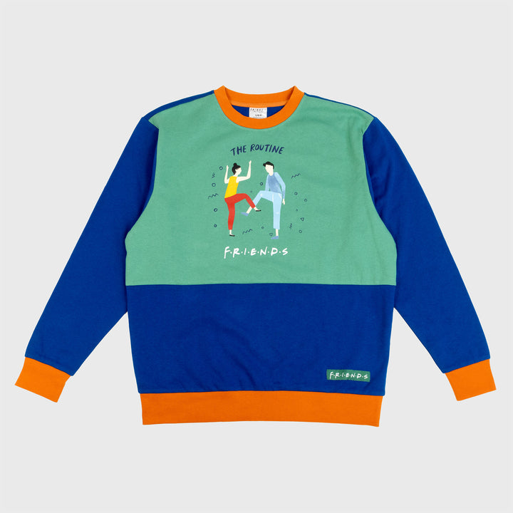 friends sweatshirt. the routine