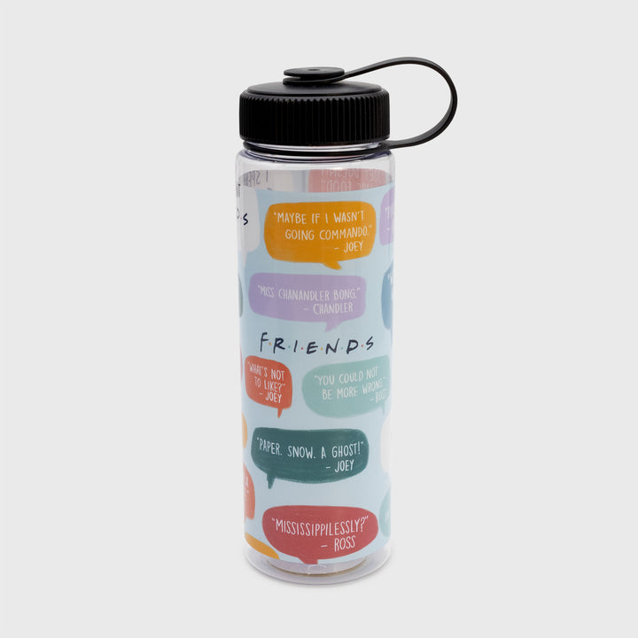water bottle with quote bubbles