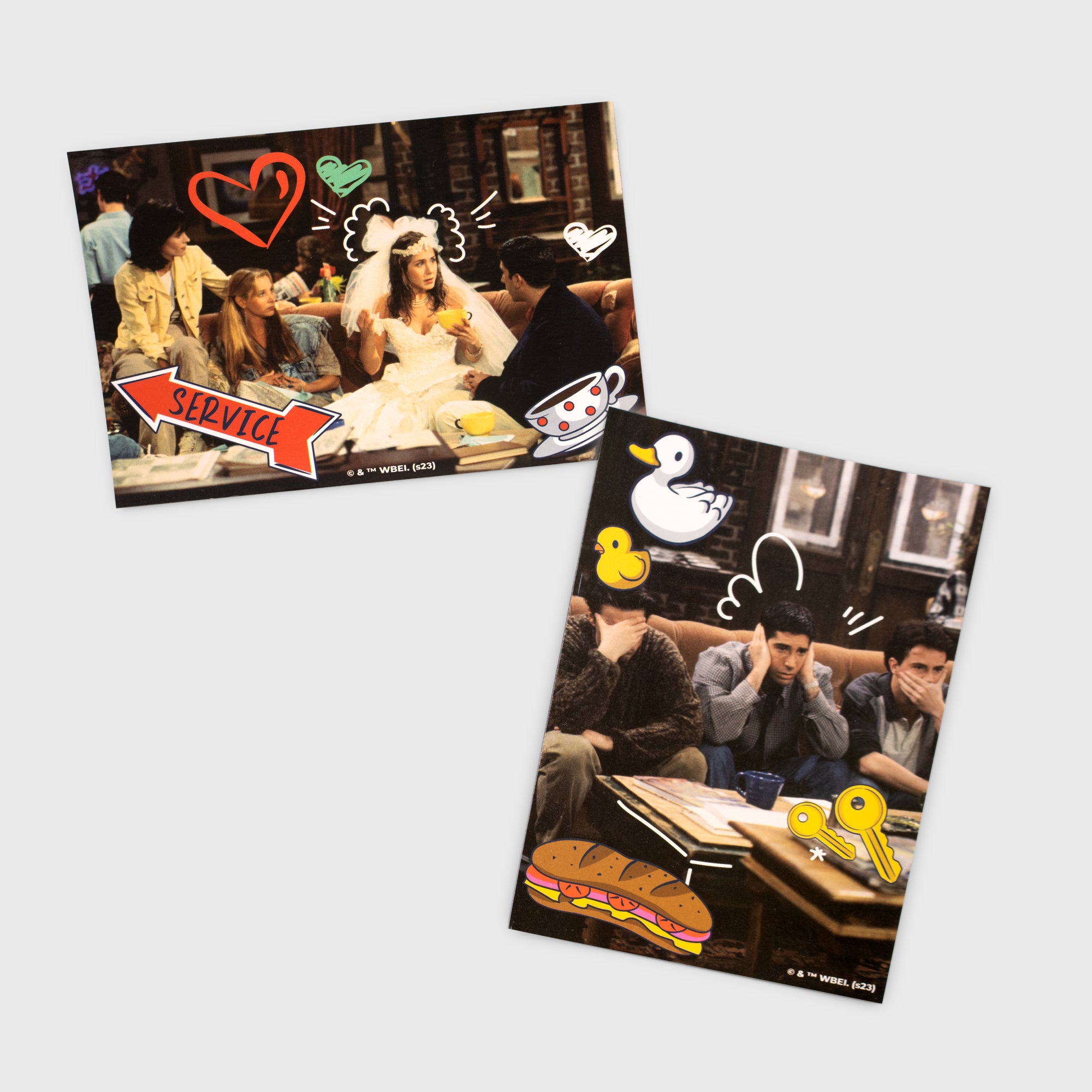 2 postcards