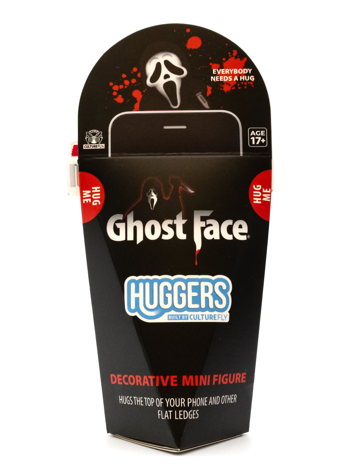 Packaging of Ghost Face Huggers decorative mini figure on a white background