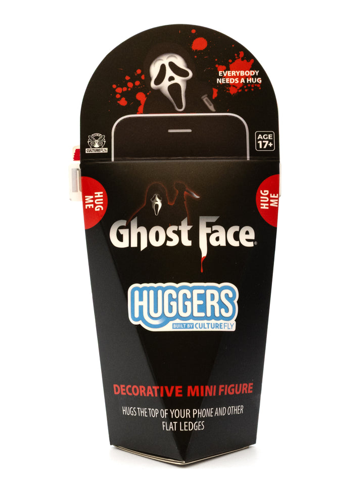 Packaging of Ghost Face Huggers decorative mini figure on a white background