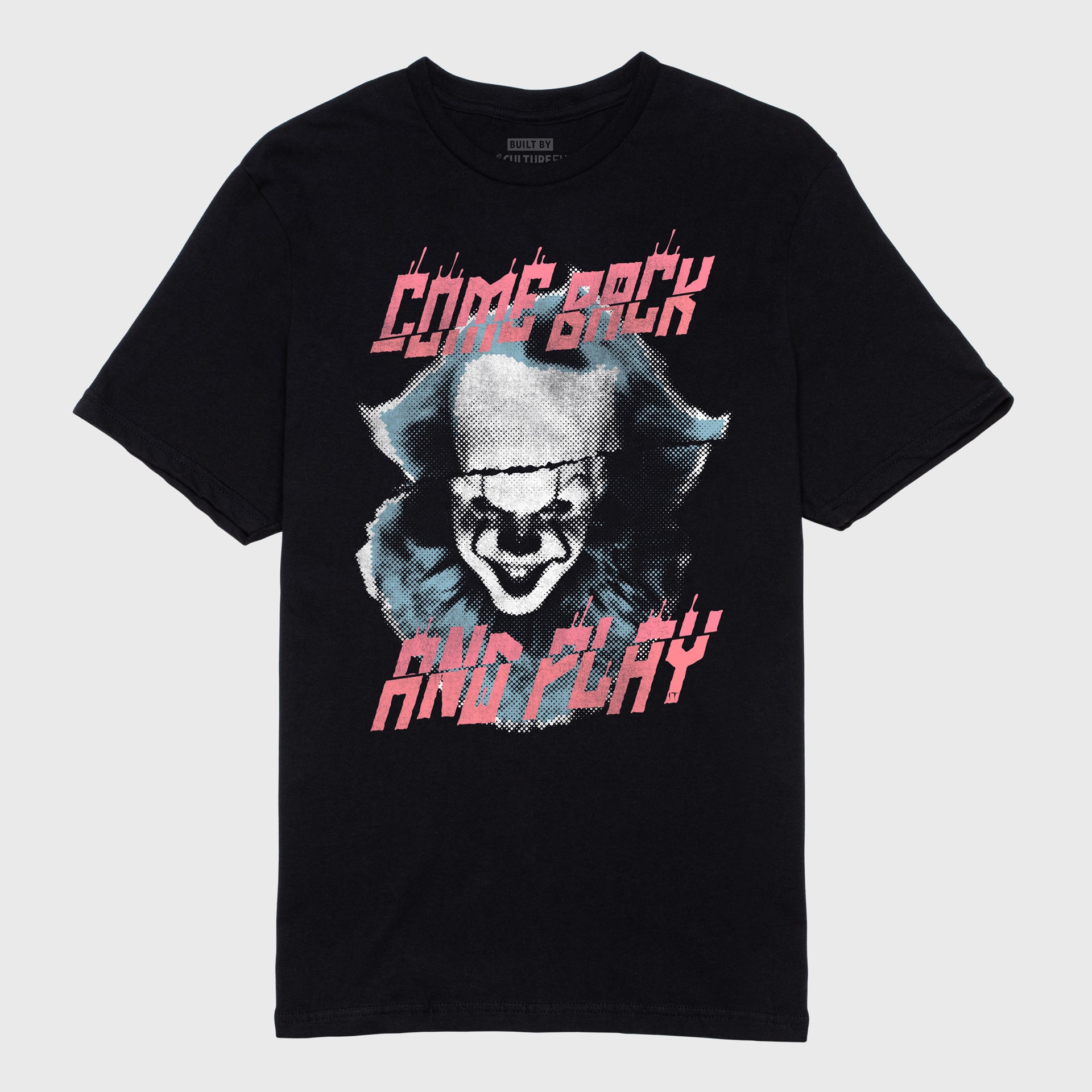 come back and play it black tshirt.