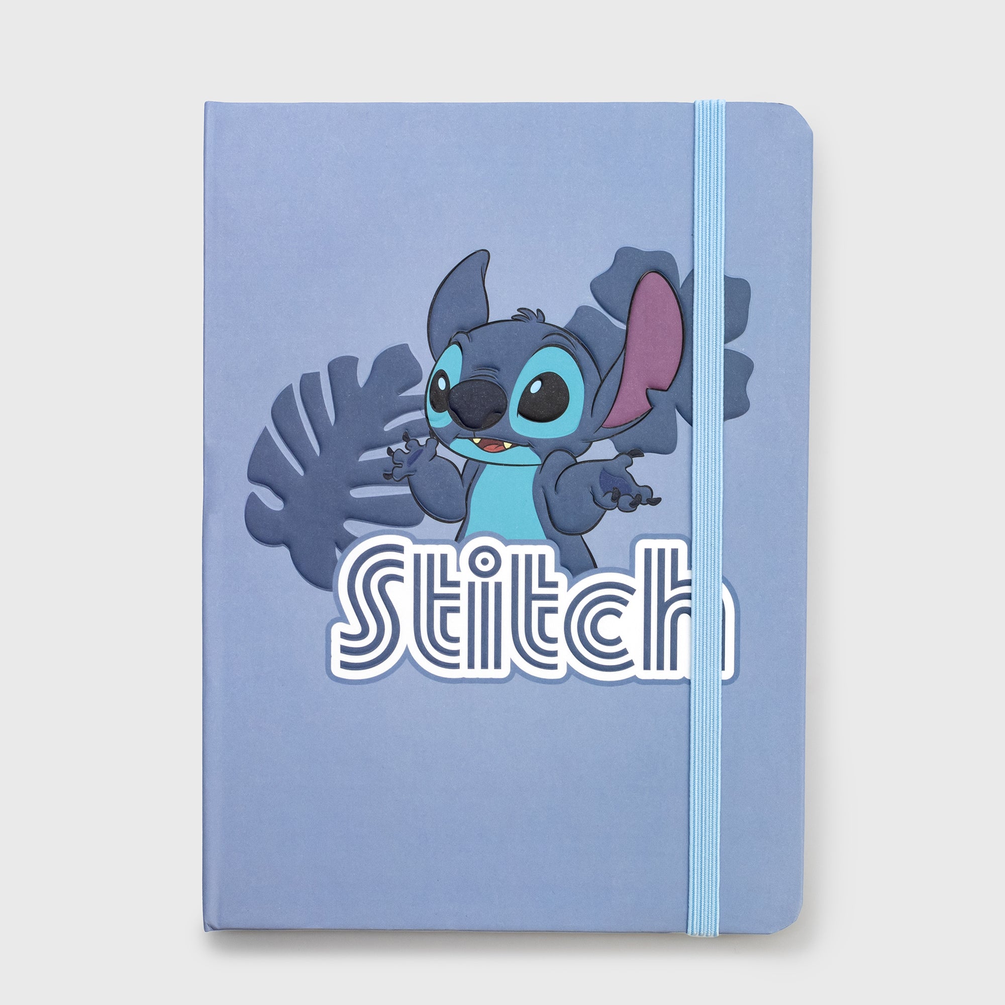 notebook. image: stitch shrugging. text: stitch