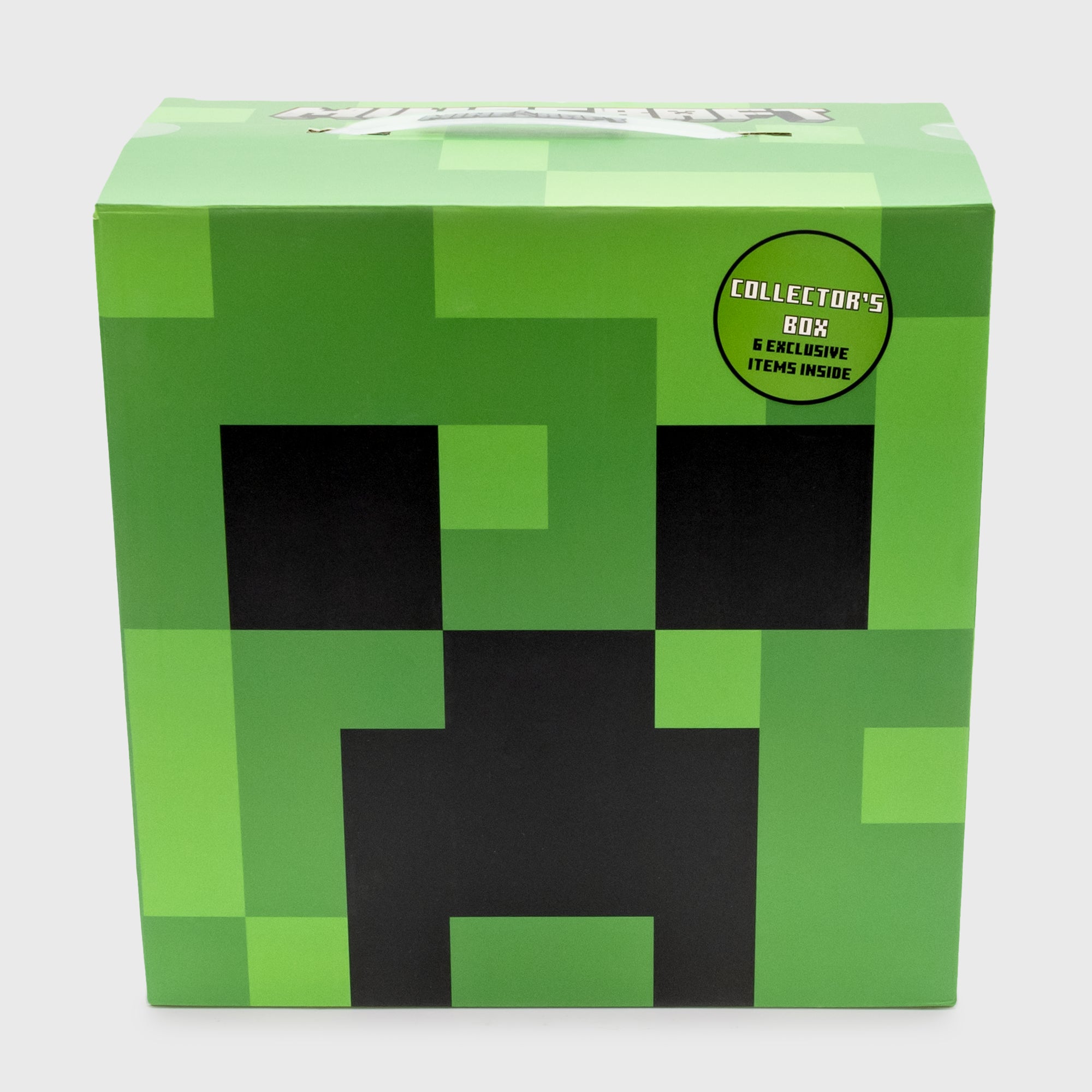 creeper box. text: collector's box 6 exclusive items inside