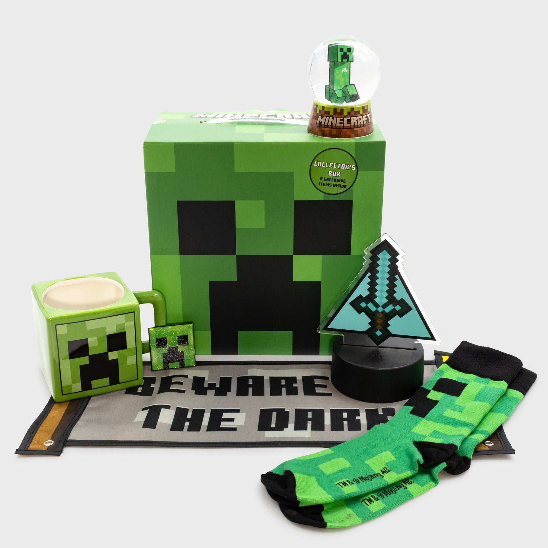 creeper minecraft box full reveal
