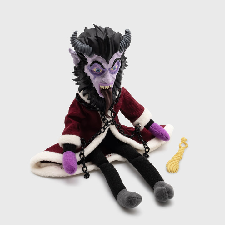 krampus fright fiends doll sitting with switch accessory