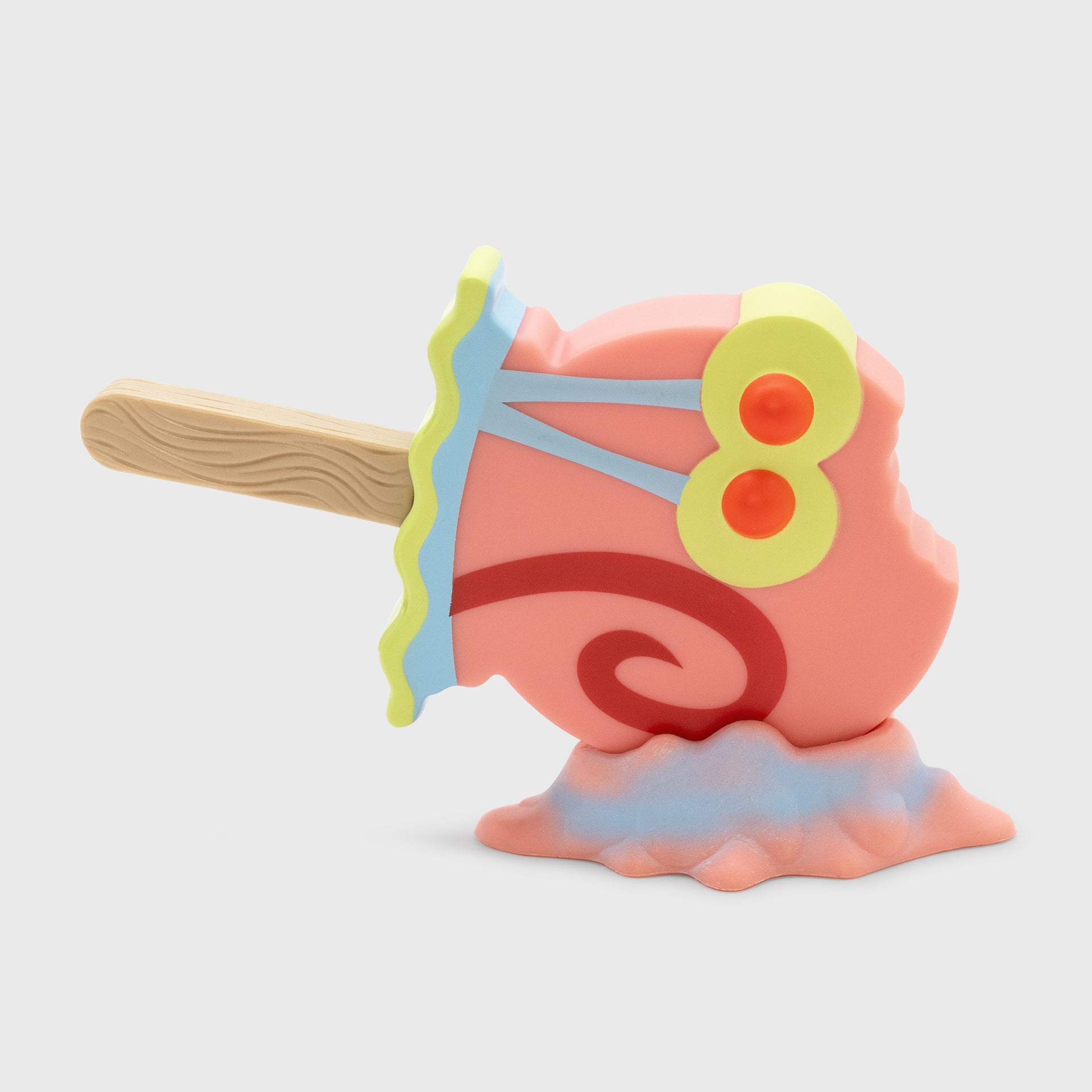 gary the snail spongebob squarepants meltz laying on side on stand