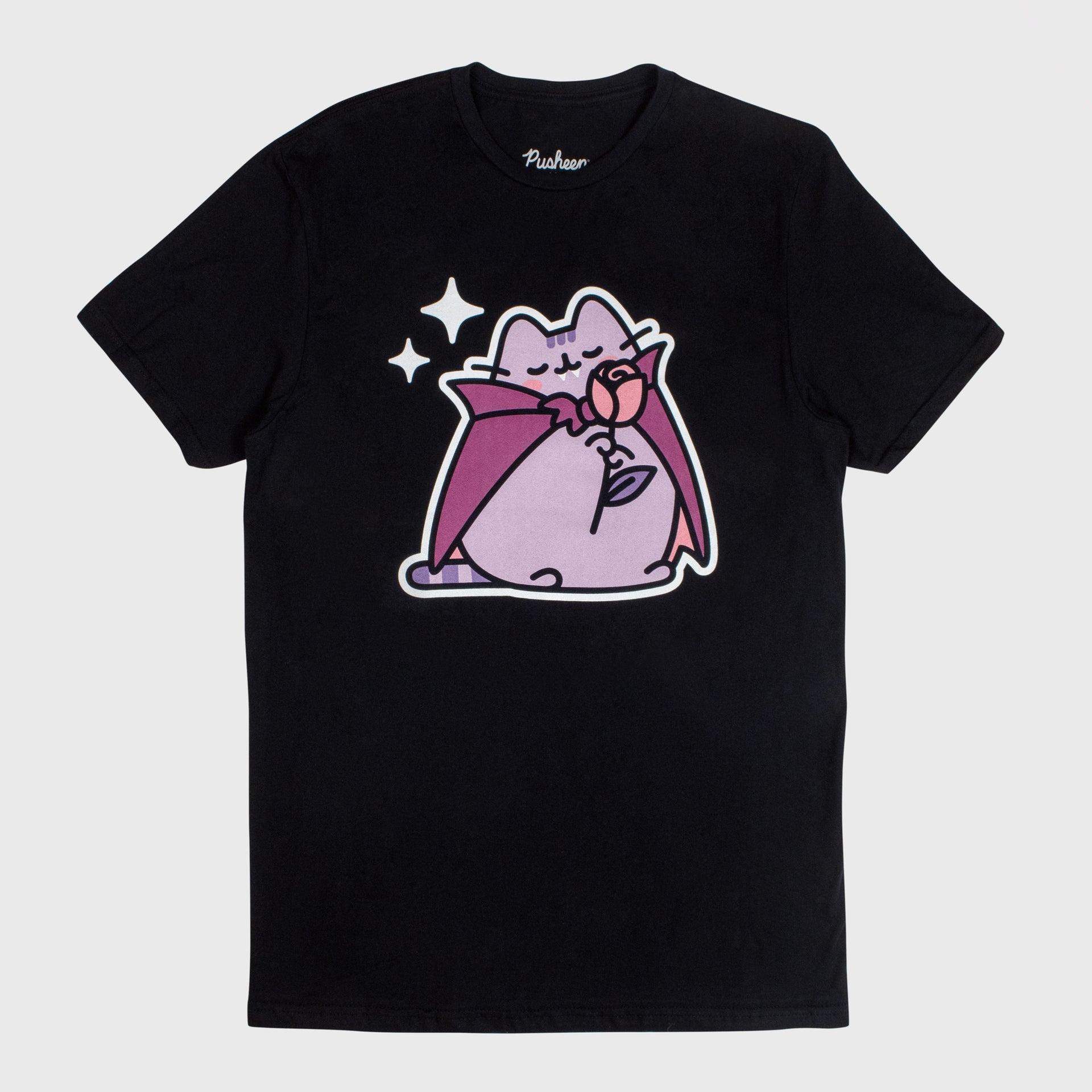 pusheen vampurr rose tee