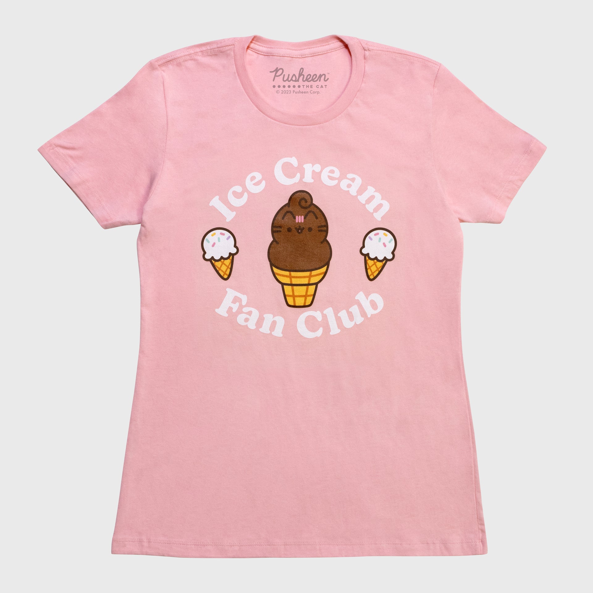 ice cream fan club pusheen tshirt