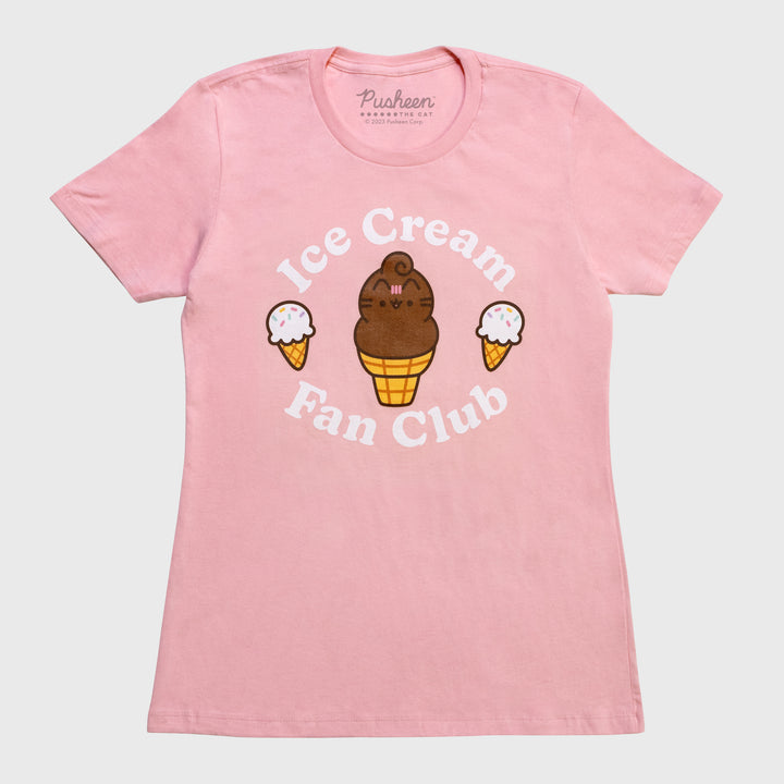 ice cream fan club pusheen tshirt