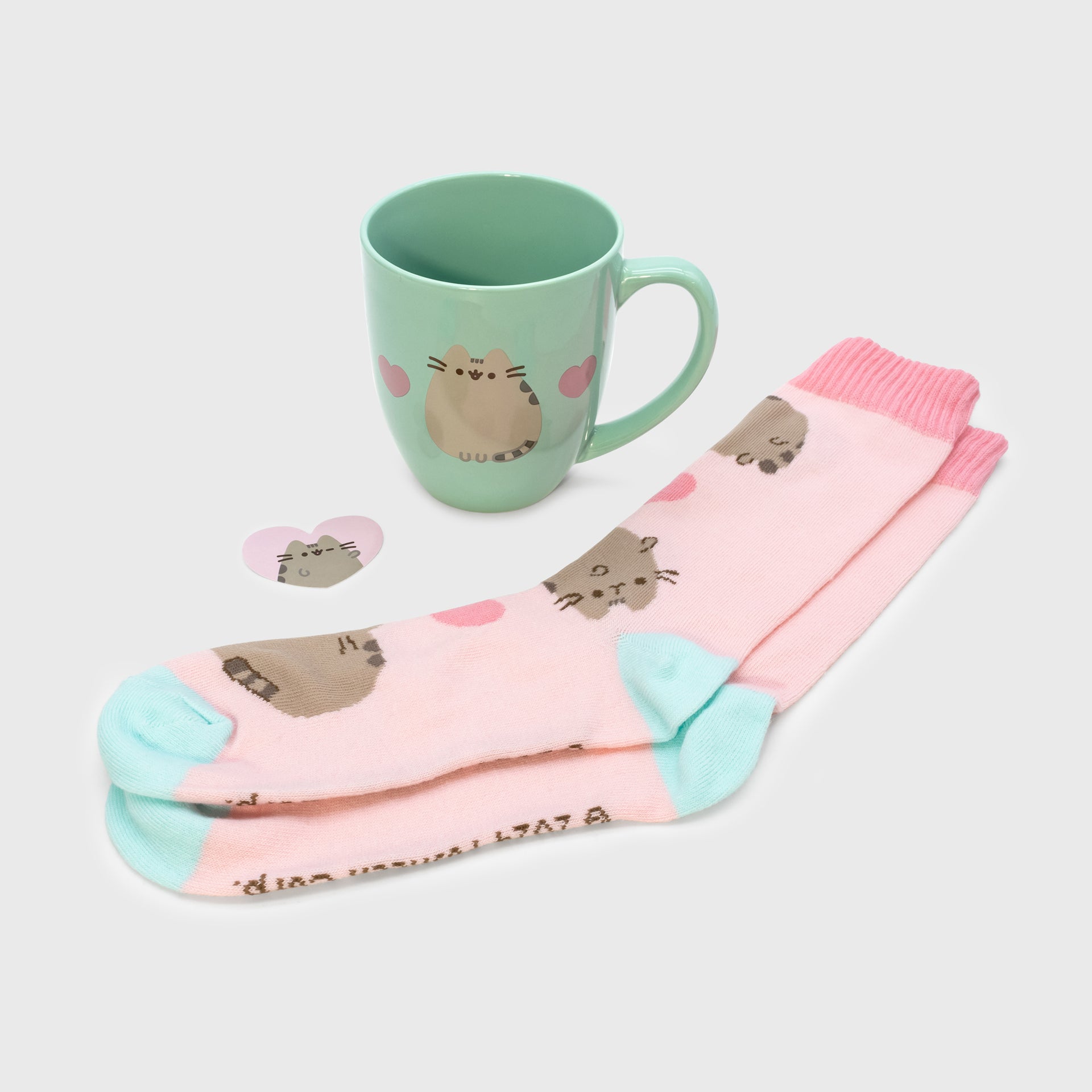pusheen mug and sock bundle full reveal
