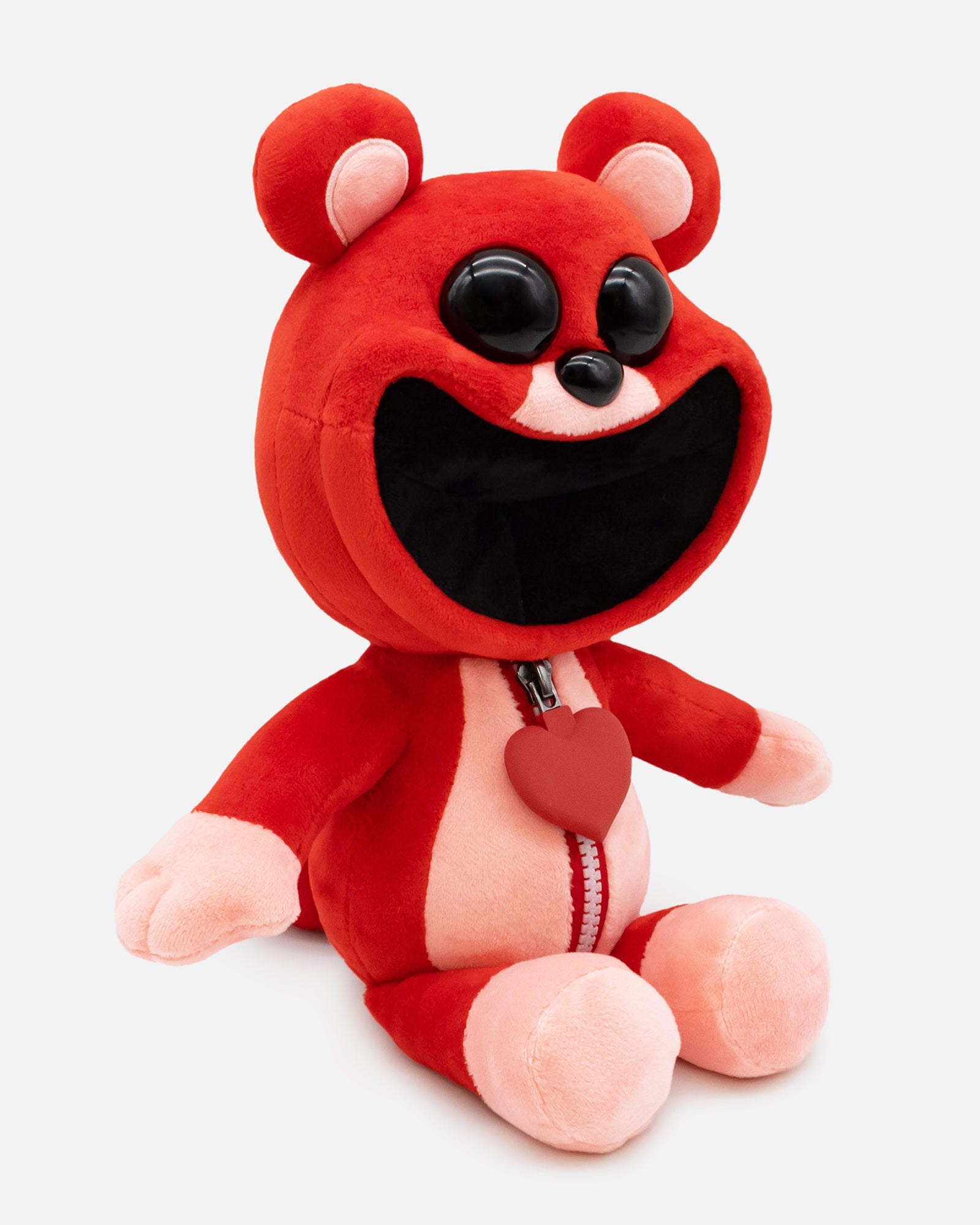 bobby bearhug plush sitting facing right.