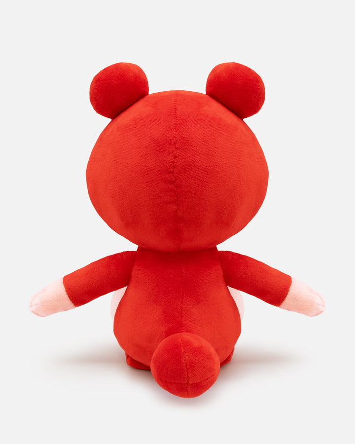 back of bobby bearhug plush sitting