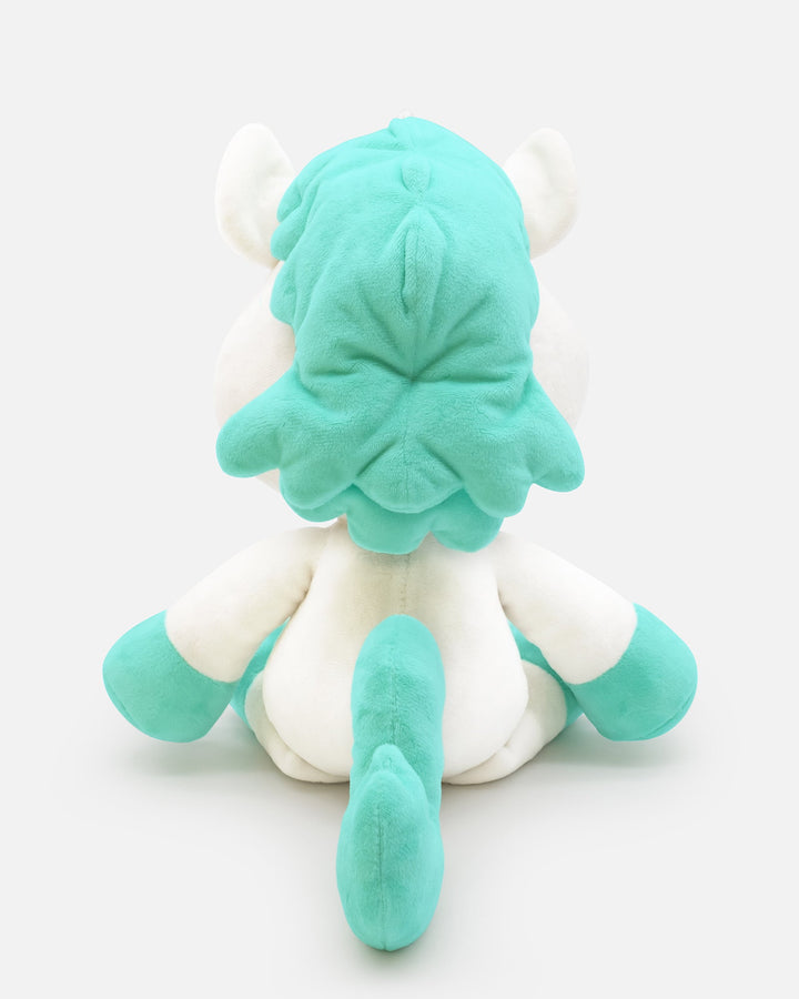 craftycorn plush sitting back