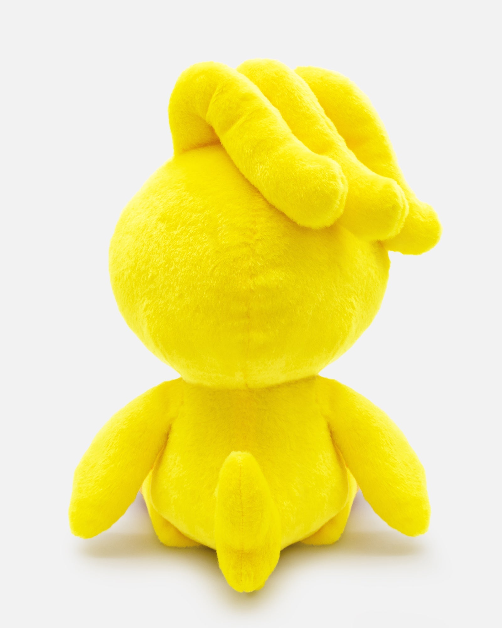 kickin chicken plush sitting back