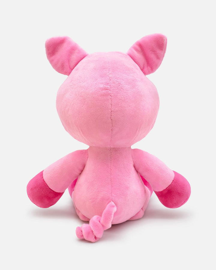 picky piggy plush sitting back