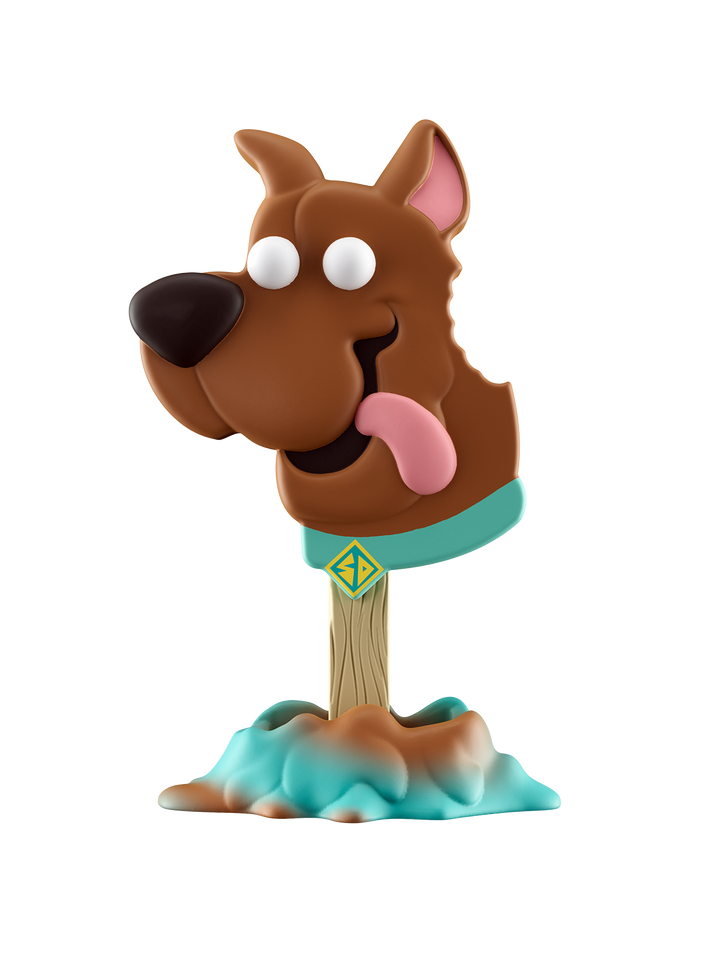 Scooby-Doo figurine on a white background