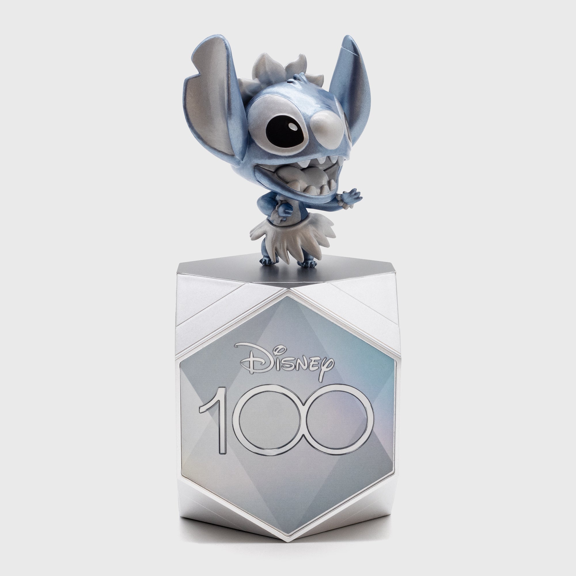 stitch on top of disney100 box